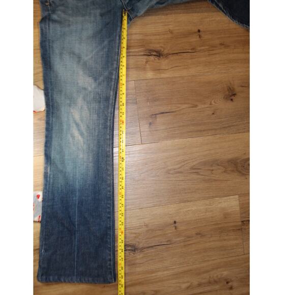 Citizens of Humanity Kelly Bootcut Jeans Low Rise Stretch Blue USA Made Size 27 - Picture 9 of 9